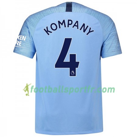 Tenue Manchester City Kompany 4 Domicile 2018-2019 Maillot de Foot